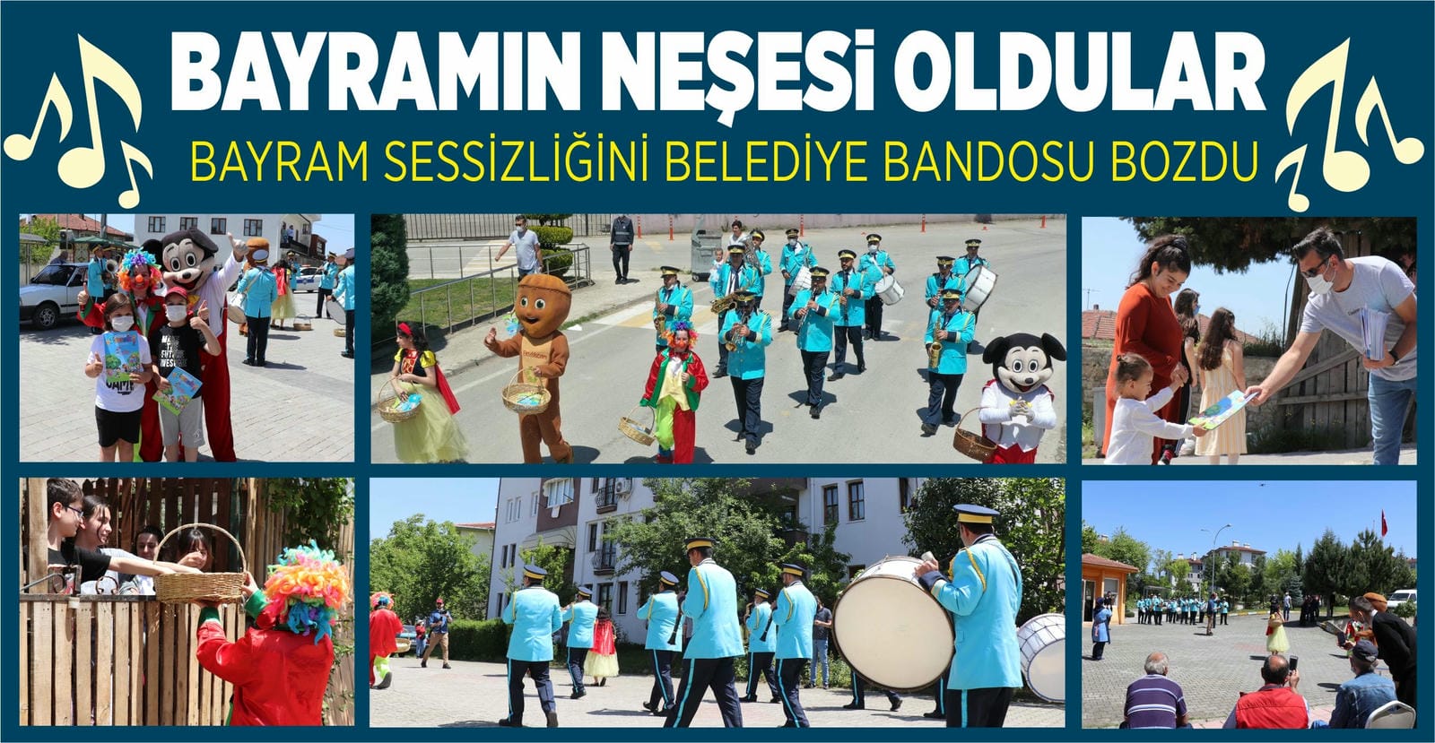 BELEDİYE BANDOSU BAYRAMIN NEŞESİ OLDU