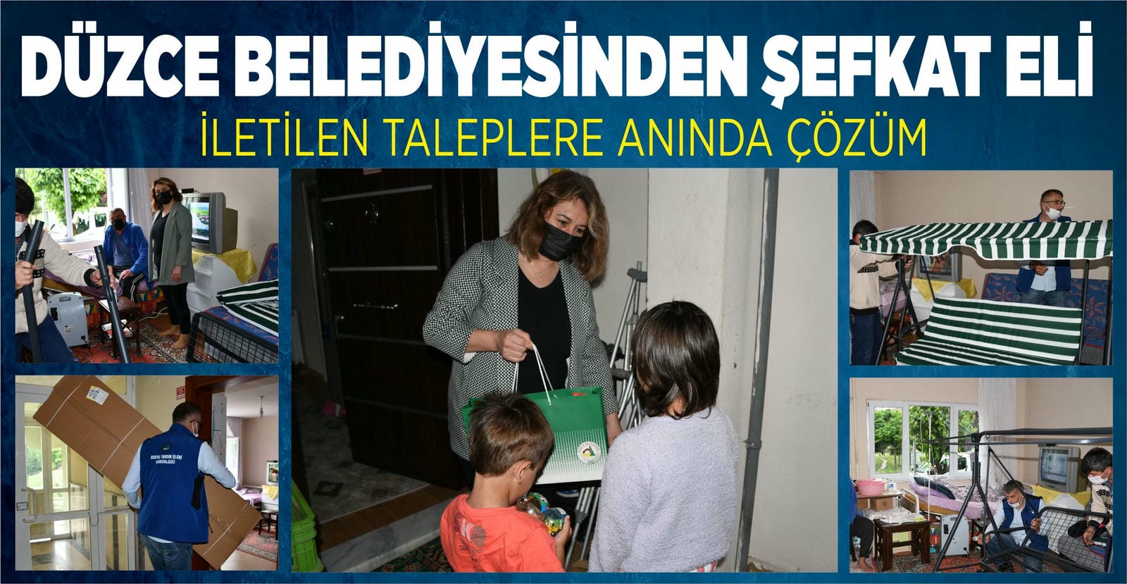 DÜZCE BELEDİYESİ YÜZLERDE TEBESSÜM OLUYOR