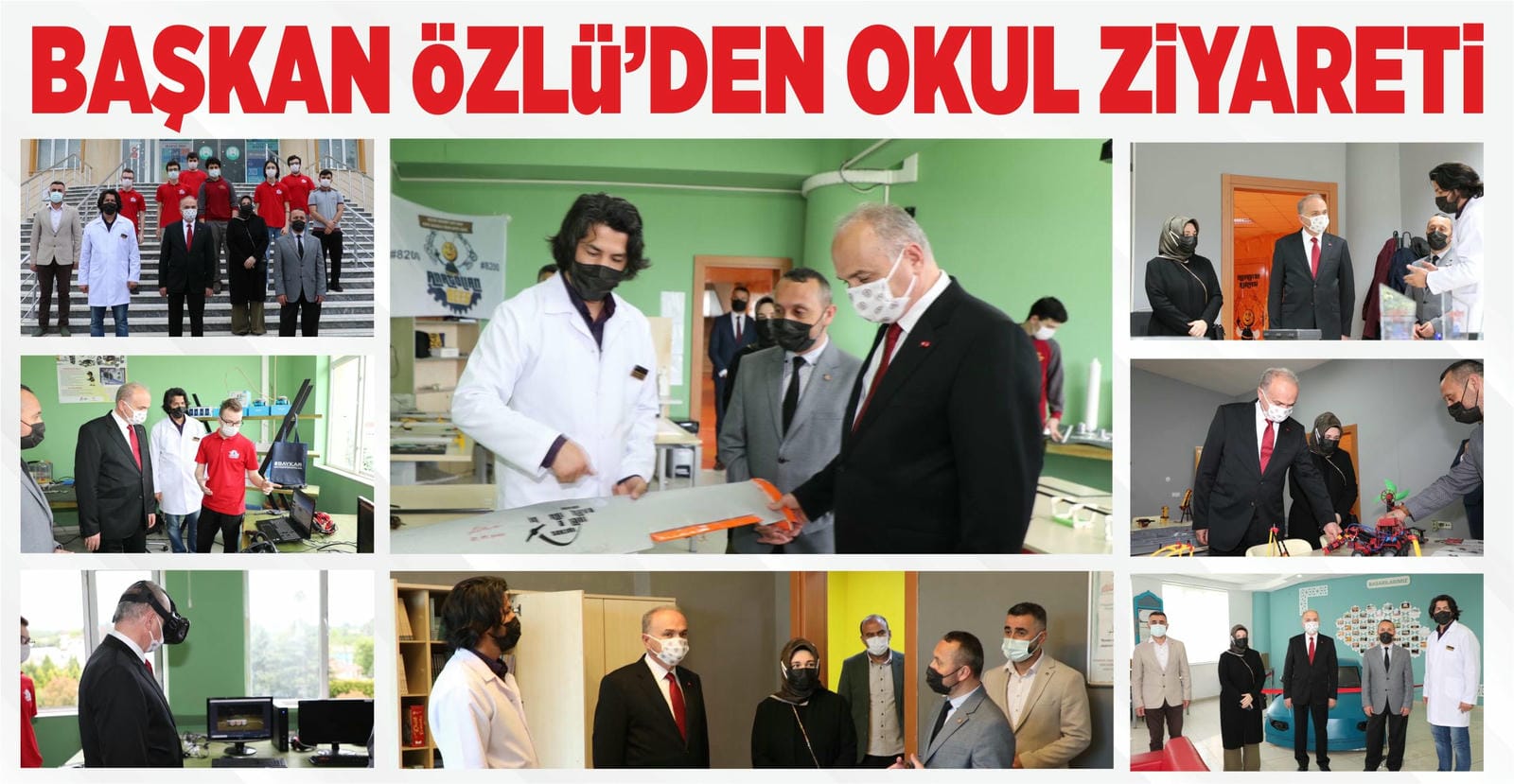 BAŞKAN ÖZLÜ, OKUL ZİYARETİ YAPTI