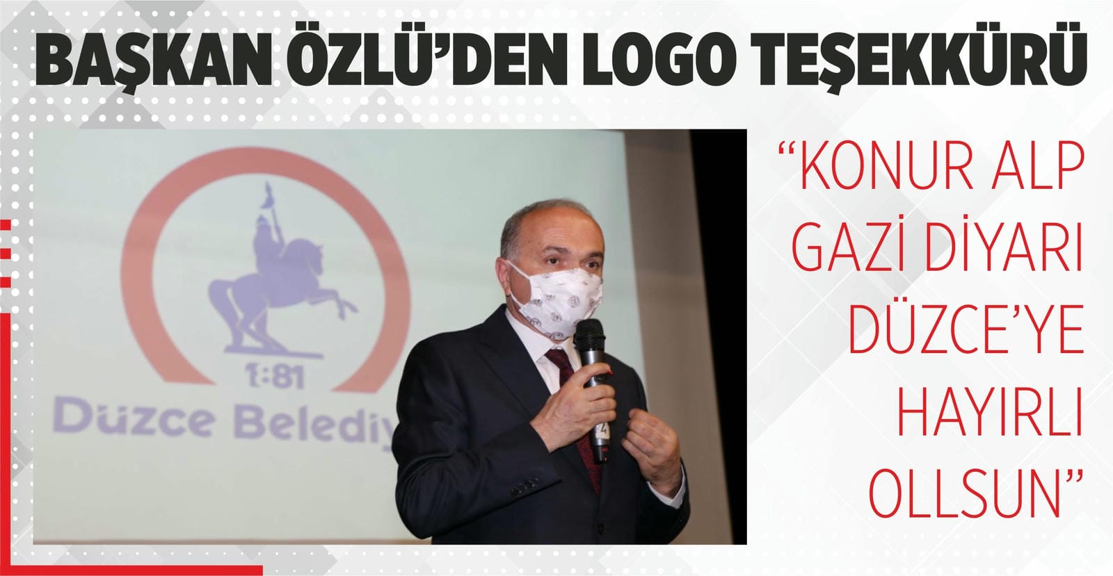 Başkan Özlü'den Logo Teşekkürü