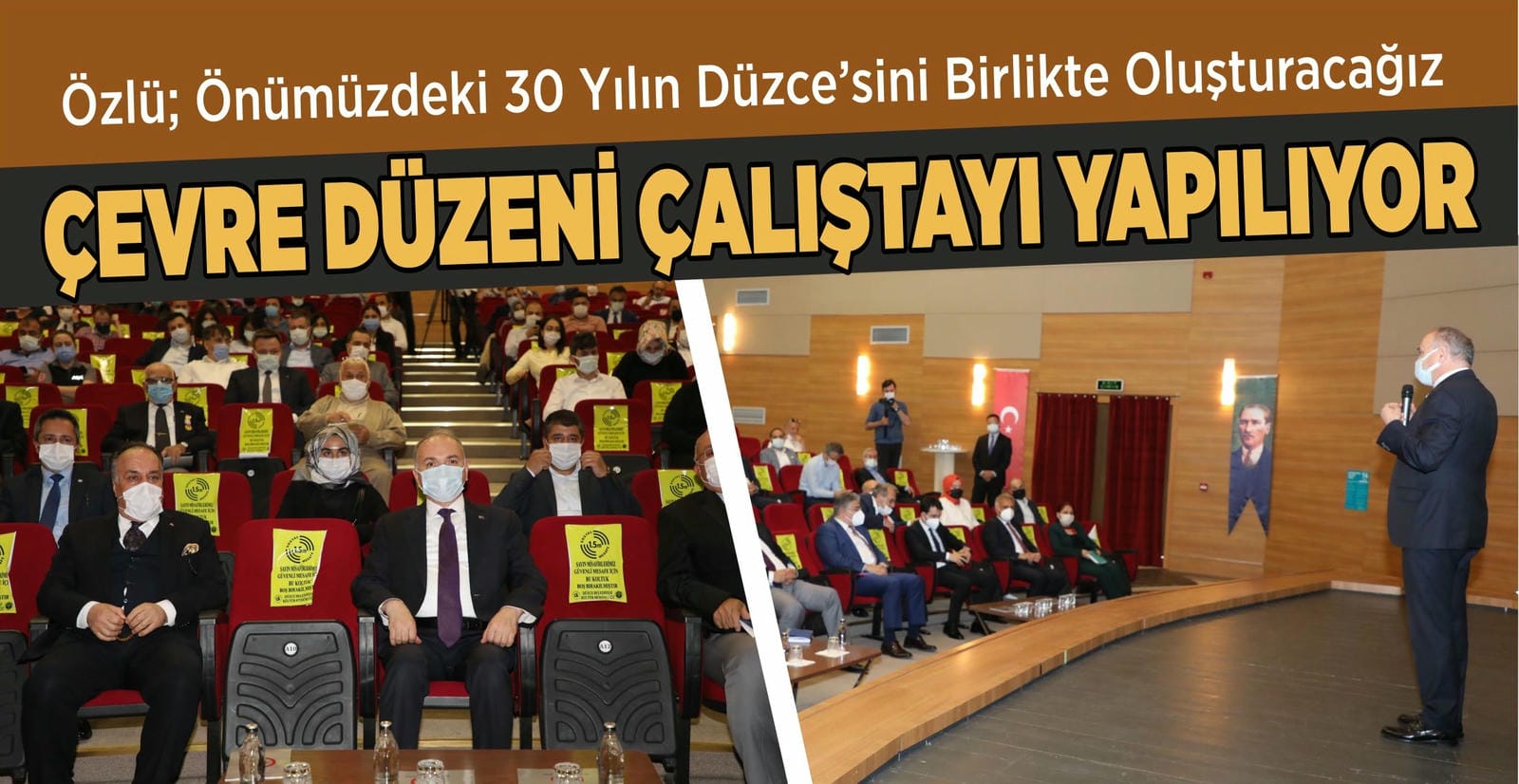 DÜZCE ÇEVRE DÜZENİ PLANI ÇALIŞTAYI BAŞLADI