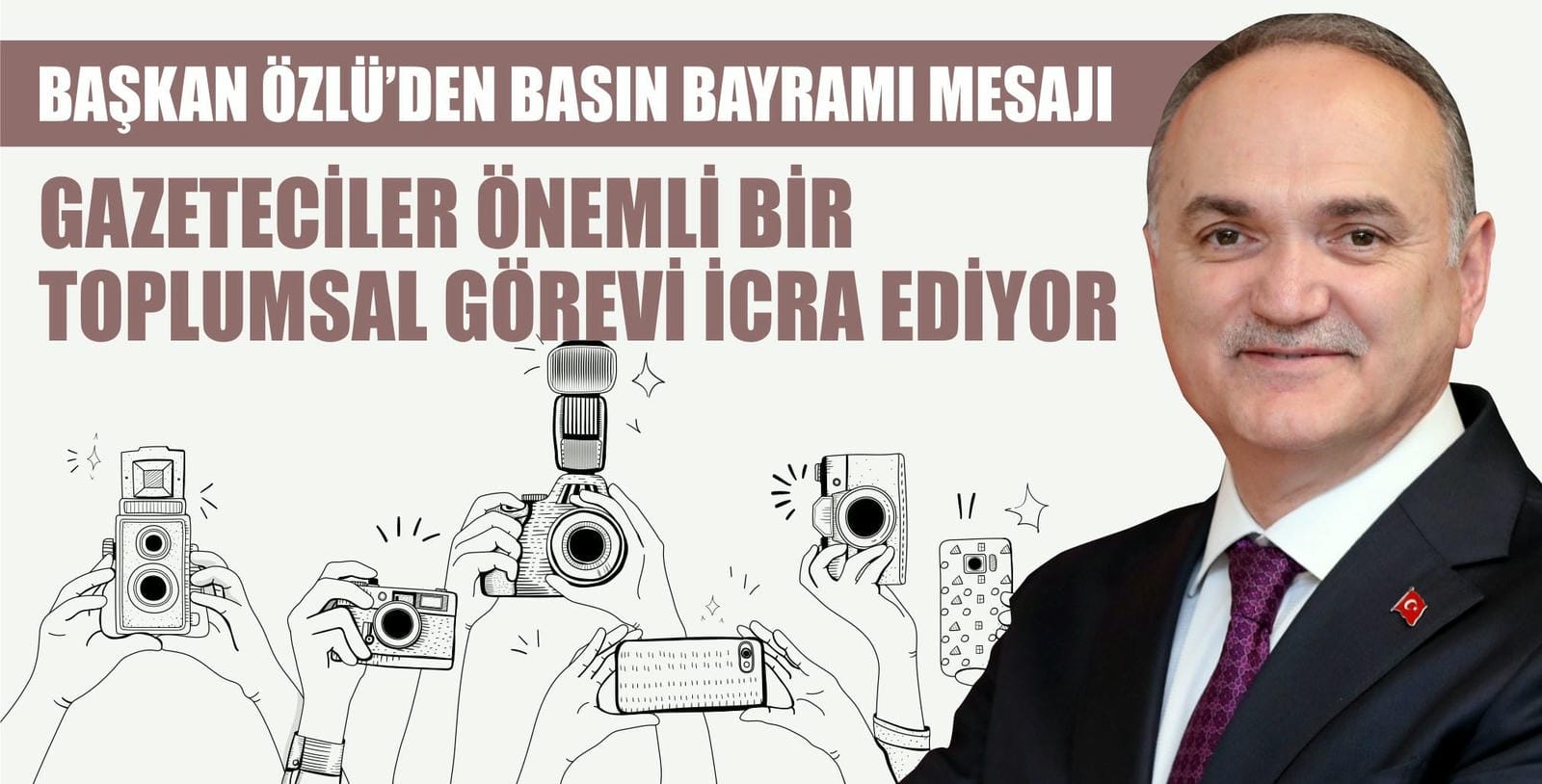 ÖZLÜ BASIN BAYRAMINI KUTLADI