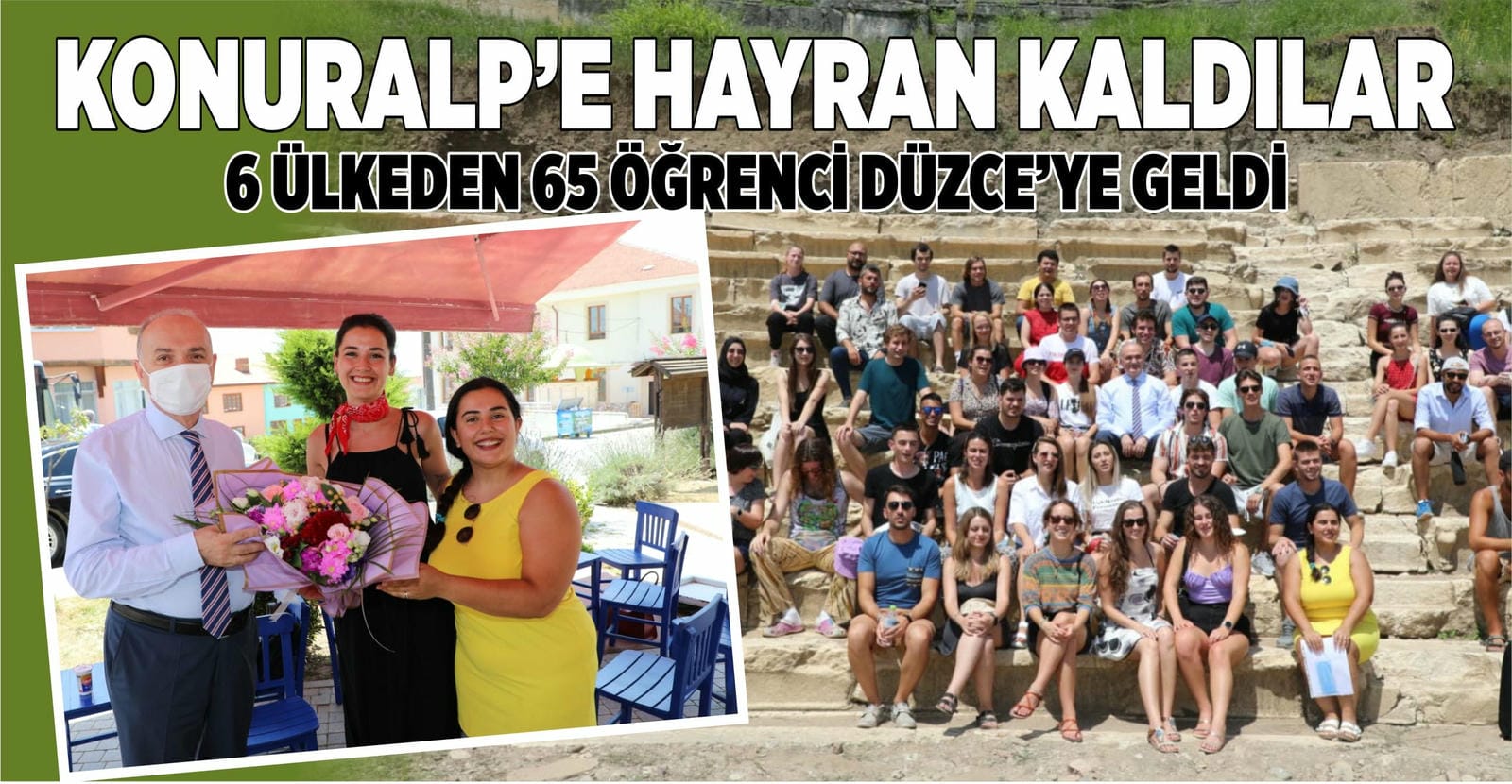 6 ÜLKEDEN 65 ÖĞRENCİ DÜZCE’YE GELDİ