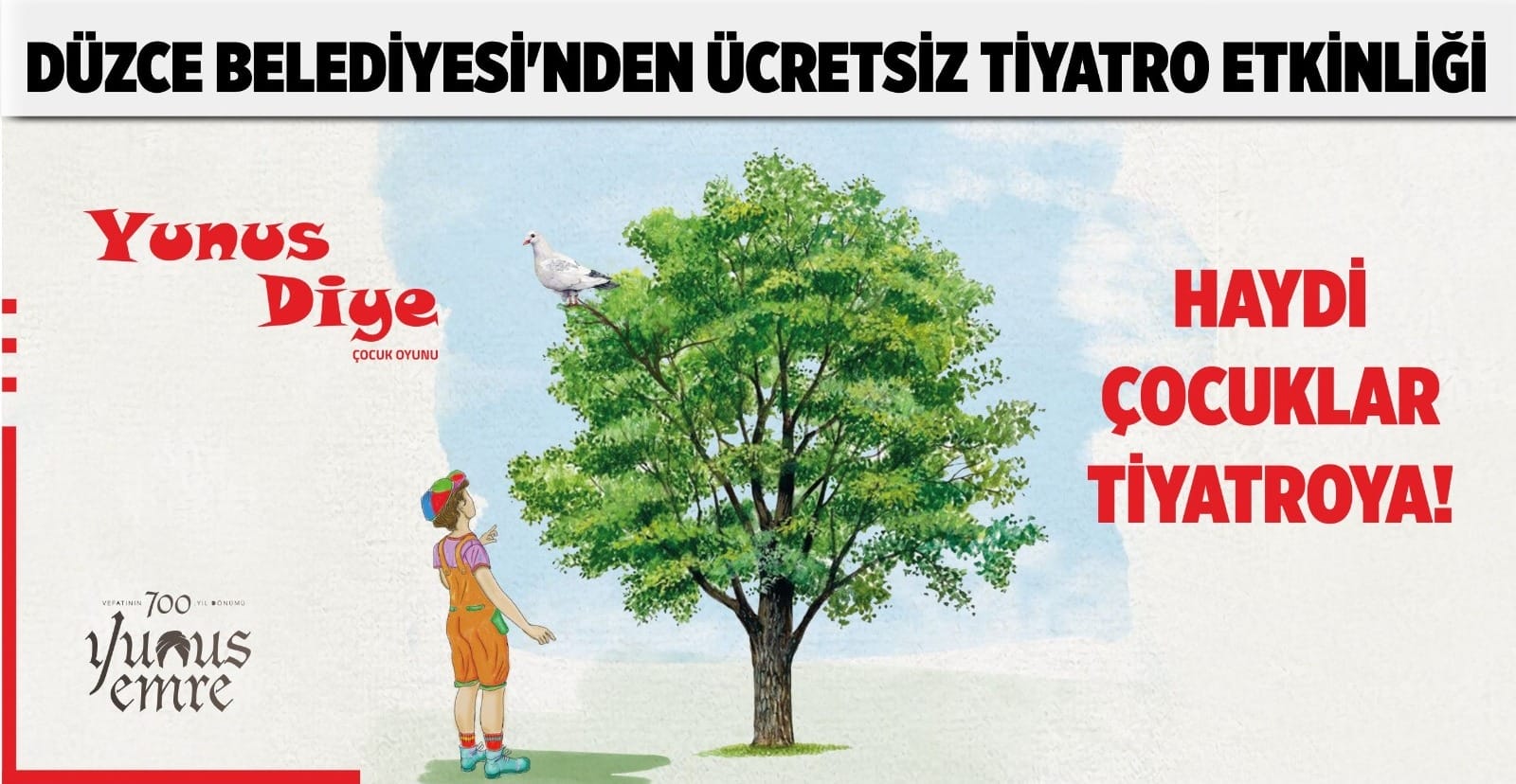BAŞKAN ÖZLÜ, ÇOCUKLARI TİYATRO İLE BULUŞTURUYOR