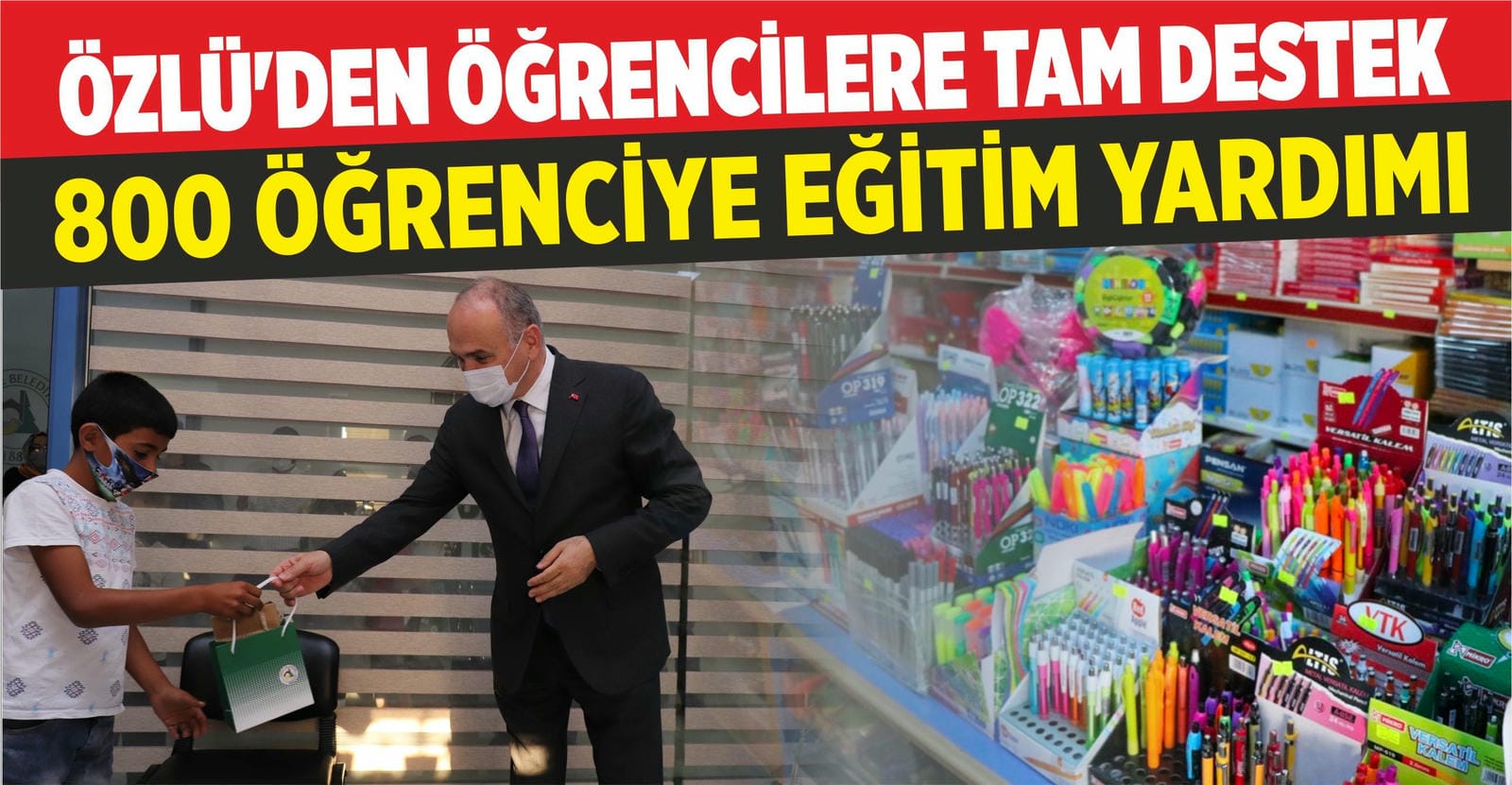 ÖZLÜ’DEN ÖĞRENCİLERE TAM DESTEK