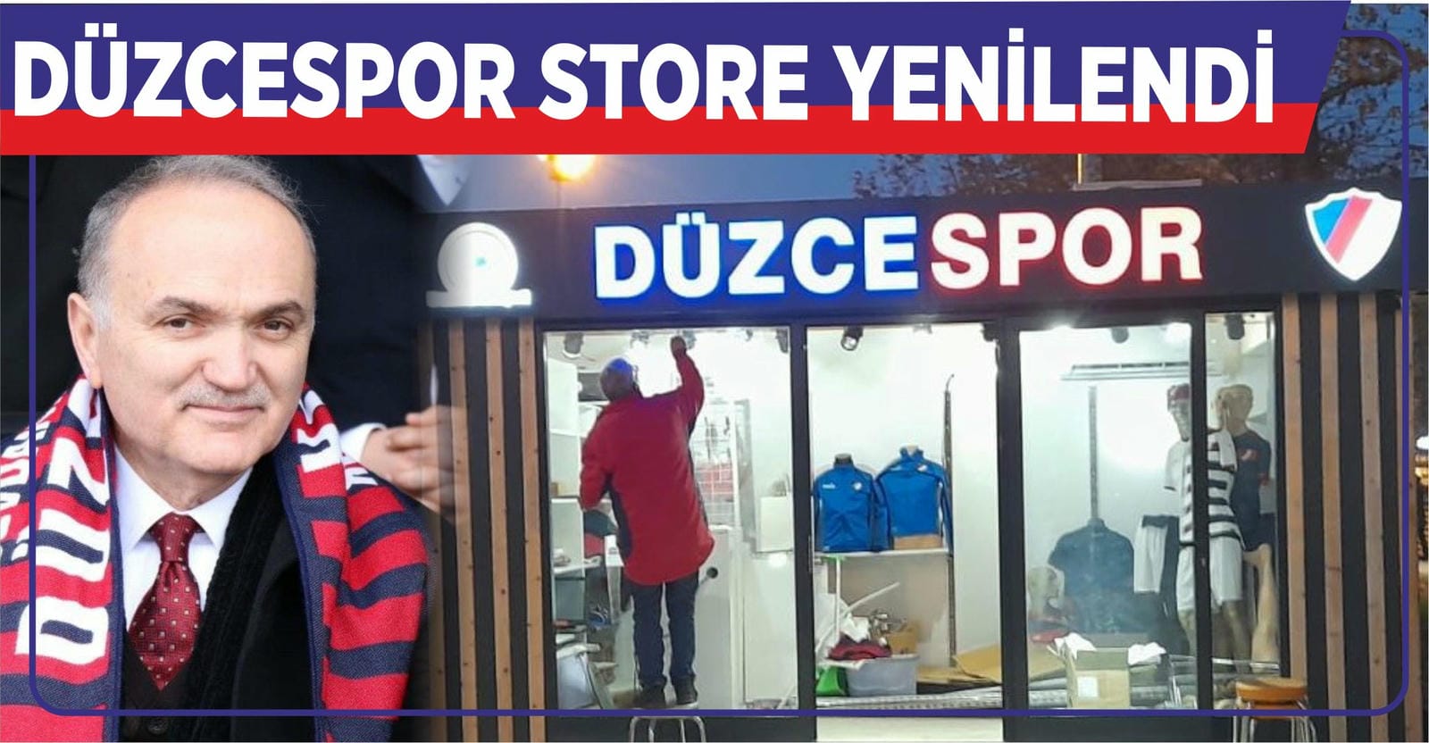 DÜZCE BELEDİYESİ DÜZCESPOR STORE’U YENİLEDİ