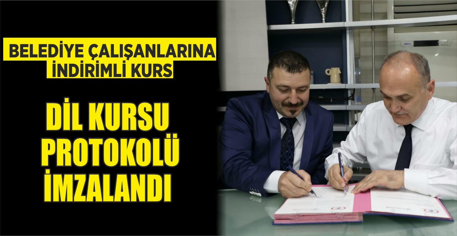 DİL KURSU PROTOKOLÜ İMZALANDI