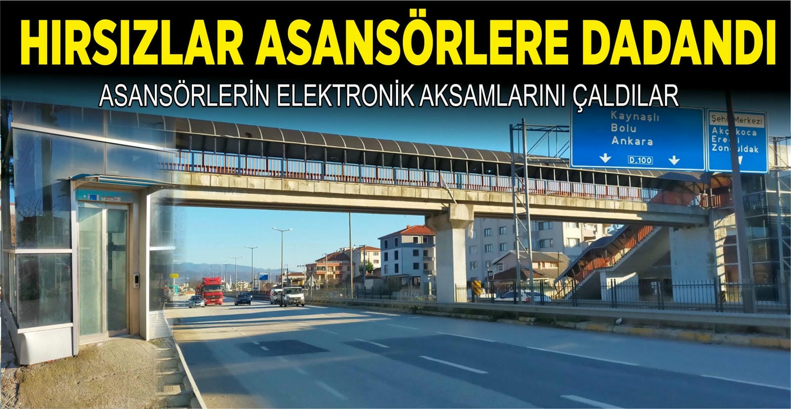 HIRSIZLAR ASANSÖRLERE DADANDI