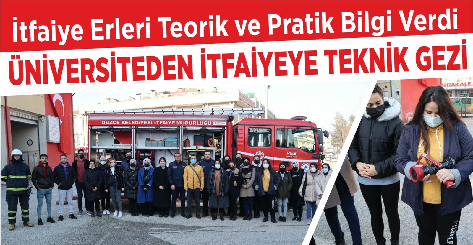 İTFAİYE ERLERİ TEORİK VE PRATİK BİLGİ VERDİ