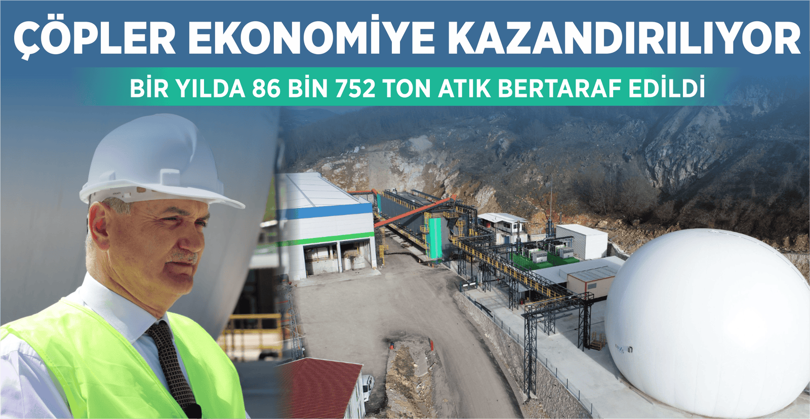DÜZCE’NİN ÇÖPÜ EKONOMİYE KAZANDIRILIYOR