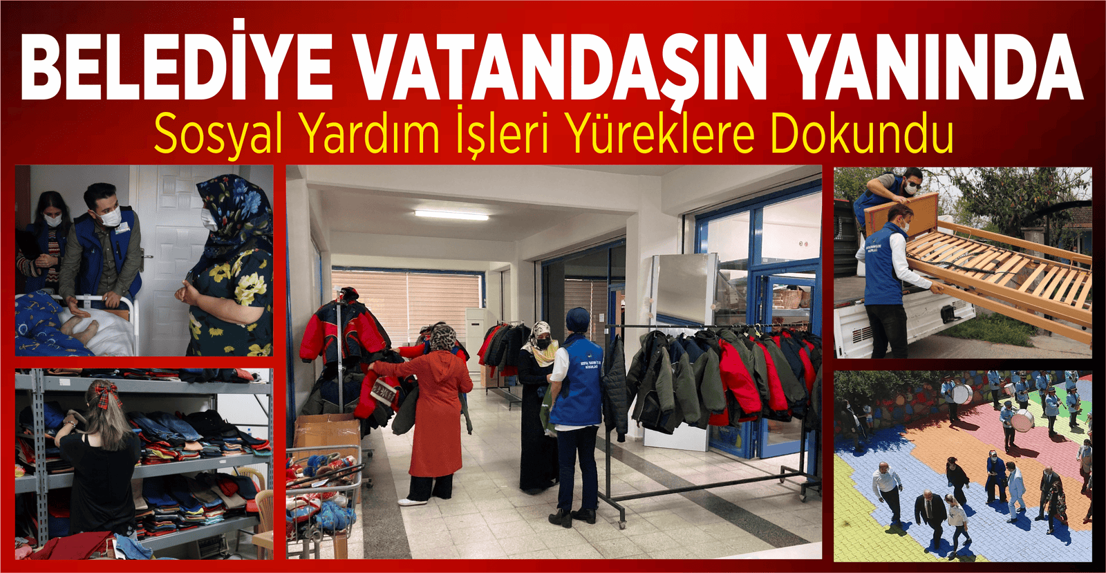 BELEDİYENİN GÜLEN YÜZÜ OLDULAR