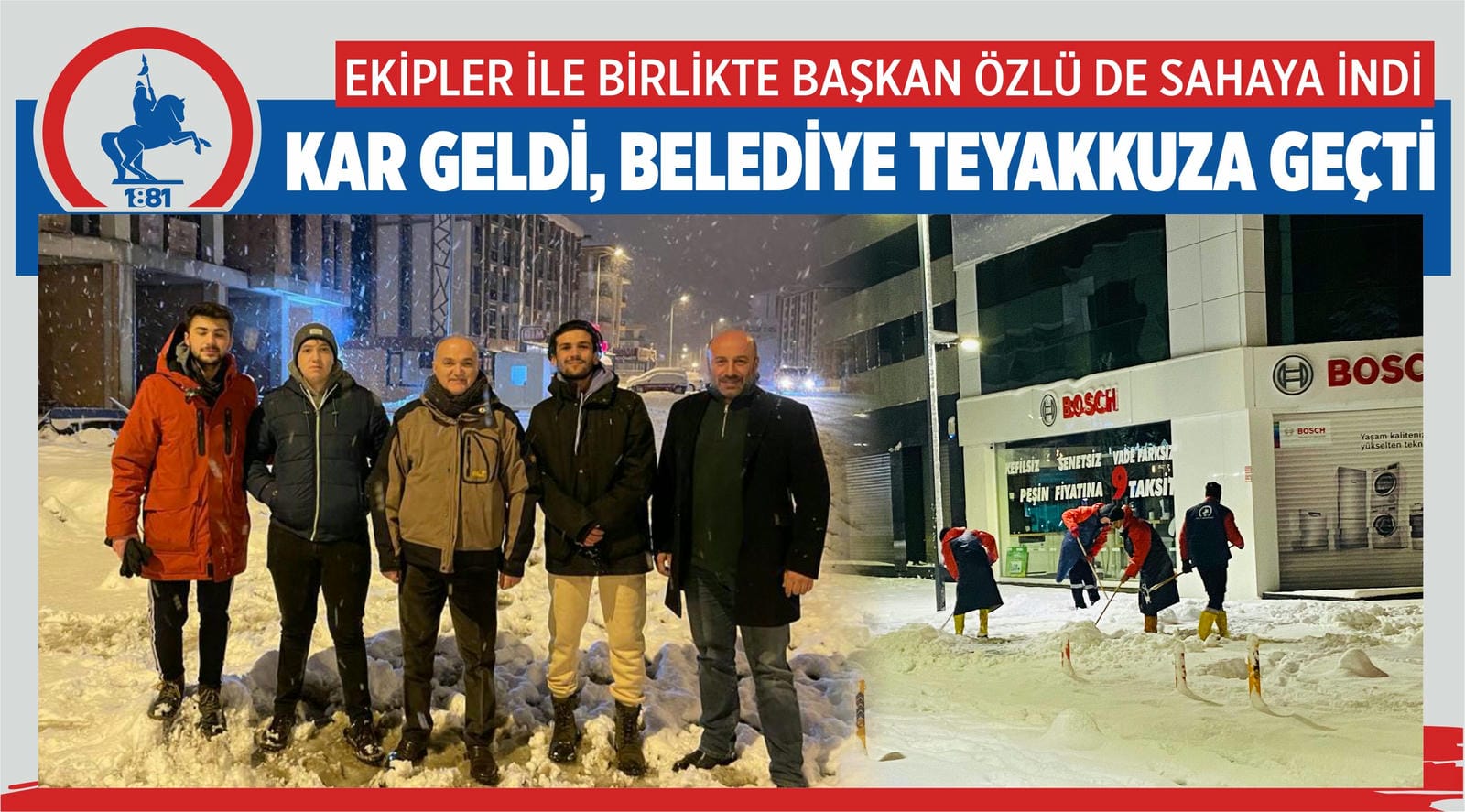 KAR İLE MÜCADELE BAŞLADI