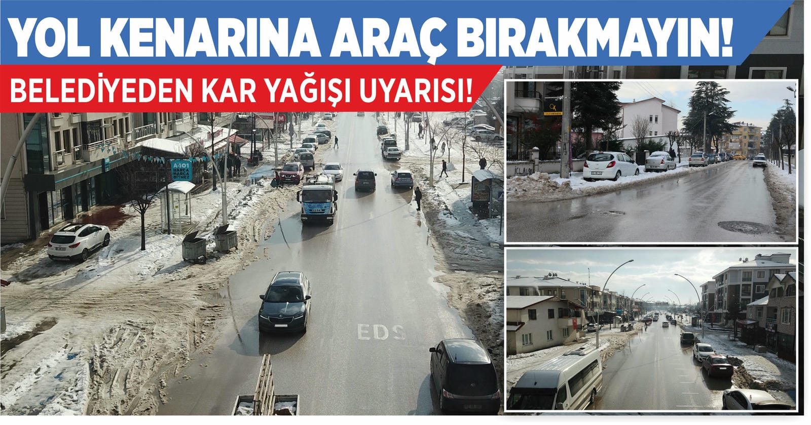 YOL KENARLARINA ARAÇ BIRAKMAYIN UYARISI!