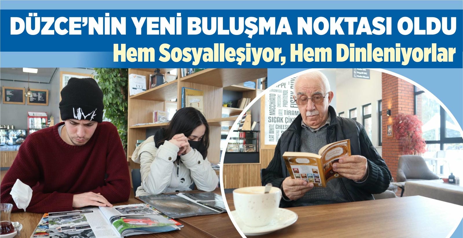 HEM SOSYALLEŞİYOR HEM DİNLENİYORLAR