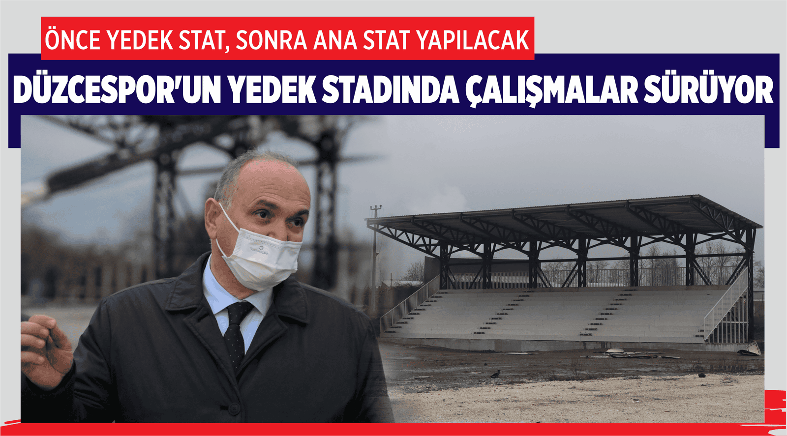 DÜZCESPOR’UN YEDEK STADINDA ÇALIŞMALAR SÜRÜYOR