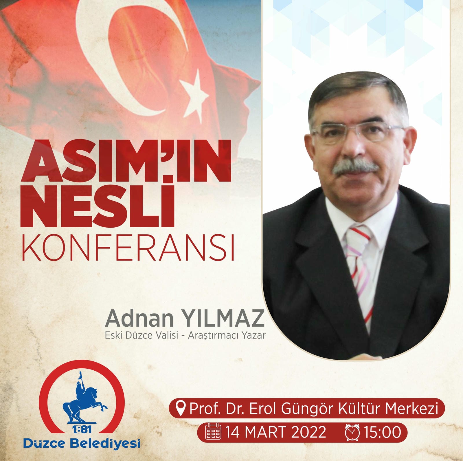 ESKİ VALİ’DEN KONFERANS