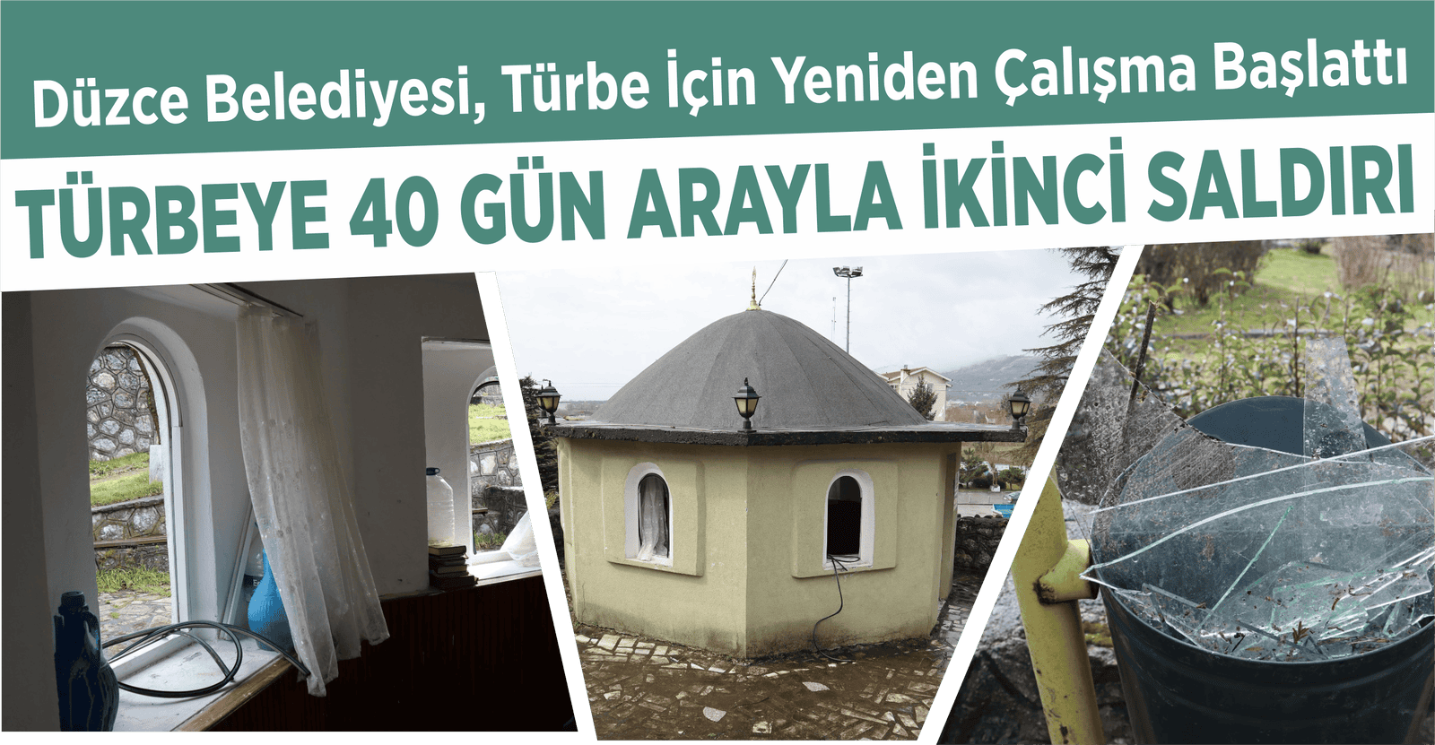 DÜZCE BELEDİYESİ, TÜRBE İÇİN YENİDEN ÇALIŞMA BAŞLATTI