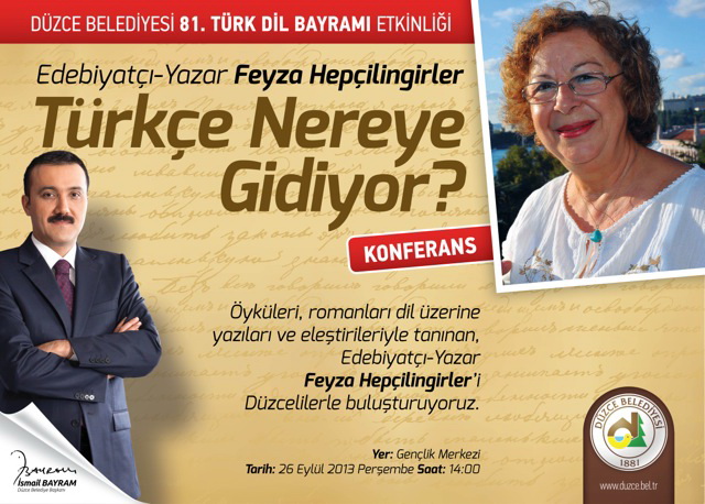 DİL BAYRAMINDA KONFERANS