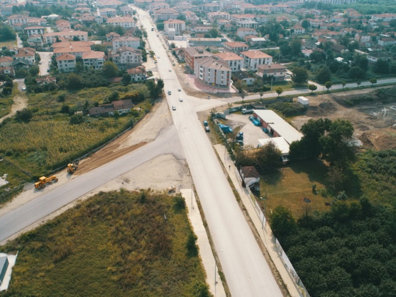 HASTANE CADDESİNDE KAVŞAK ÇALIŞMASI BAŞLADI