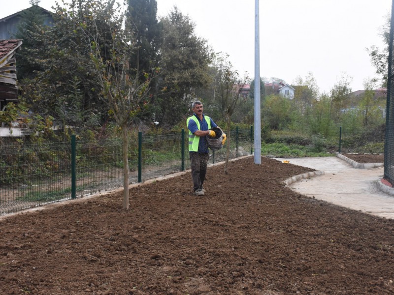 PEYZAJ DÜZENLEMESİ TAMAMLANDI